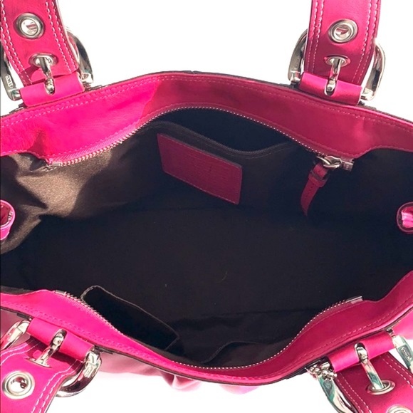 Coach Soho pleated zip satchel pink - Picture 5 of 8